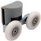 Shower Door Wheels | 20mm, 23mm or 25mm | Uppers or Lowers | Double Shower Door Rollers Runners | ROLL007 (Upper Wheel, 23mm)