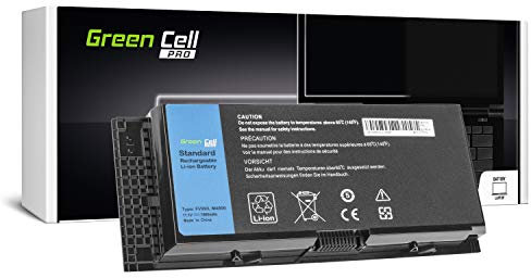 Green Cell® PRO Serie FV993 R7PND X57F1 Laptop Akku für Dell Precision M4600 M4700 M4800 M6600 M6700 M6800 (Original Samsung SDI Zellen, 9 Zellen, 7800mAh, Schwarz)