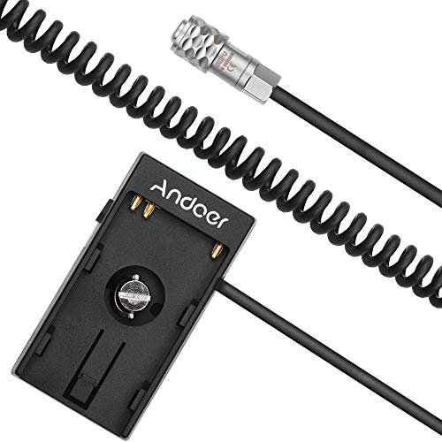Andoer Kamera Akku Netzteil Mount Plate Adapter mit 1/4 Zoll Schraube für Blackmagic Cinema Pocket Kamera BMPCC 4K für Sony BP-U30 U60 U90 BP-U Akku
