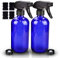 Wedama Pack of 2 Blue Glass Spray Bottles 473ml