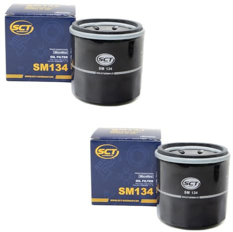 Ölfilter 2 X SCT SM134 für Arctic Cat Hon da Kawasa ki Polar is Suzu ki Trium ph Yamaha