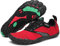 SAGUARO Barfußschuhe Damen Wassersportschuhe Herren Traillaufschuhe Laufschuhe Atmungsaktiv Straßenlaufschue Wasserschuhe Strandschuhe Frauen Schnell Trocknend Zehenschuhe rutschfest Rot 41 EU