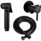 Ensemble complet de douchette design WC/bidet avec mitigeur Mini Shattaf en noir mat