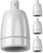 ledscom.de 4 Stück E27 Fassung, Porzellan, weiß, 230V AC, max. 300W