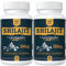 Shilajit Kapseln 1300mg Tagesdosis mit Ashwagandha-Wurzel-Extrakt, 60% Fulvosäure, Reines Hochdosiertes Kapseln (2er Pack)