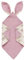 URFEDA Couverture De Sécurité Bébé, Serviette Jouets, Doudou Lapin Mouchoir, Mousseline De Coton Douce, Bavoir Bandana Pour Nouveau-né Tollders Filles Garçons Rose