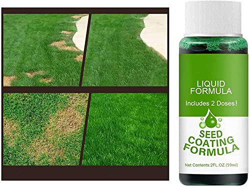 Spray liquido per semina erba prato verde, spray liquido per prato da giardino, spray per riparazione prato verde, set di irrigazione per la cura dei semi, spray per prato verde (1 pezzo)