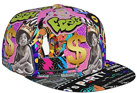 Retro 80er oder 90er Jahre Memphis Style Baseballkappe, lustige 80er 90er Jahre Trucker Hut Verstellbare Unisex Cap für Männer Frauen, Retro 80er oder 90er Jahre Y03, One size