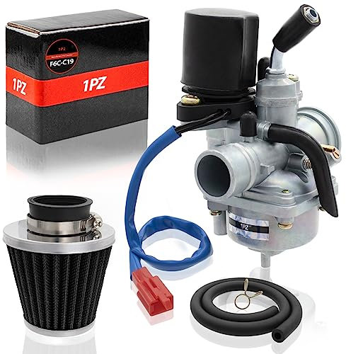 1PZ Vergaser F6C-C19 19mm 2-Takt Ersatz für Yamaha Jog50 Jog90 2-Takt Dinli 50cc 70cc 90cc 100cc 110cc ATV Quad Carb Dino Jp Beast Helix DL603