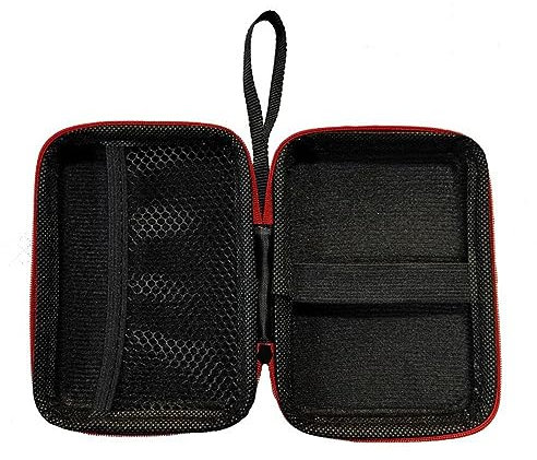 SPEPROECO Storage Bag for Miyoo Mini Plus/ANBER-NIC RG35XX Handheld Game Console Waterproof Bag With Lanyard EVA Protective Case Shockproof Organizer for Miyoo Game Console