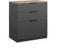 Vicco Commode avec tiroirs Betti, Anthracite/Chêne, 80 x 90 cm