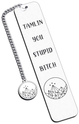 Acotar Merch, Acotar Lesezeichen Geschenke zum Lesen Frauen Weihnachtsstrumpffüller für Frauen Tamlin You Stupid Bitch Buchliebhaber Geschenke für Bookish Nerd Fans Buchzubehör Geburtstag Buch Club
