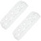 JECOMPRIS 2St Eierregal eierhalter Eierablagen aus Kunststoff egg holder for refrigerator eiertablett schubladenschrank flache Halterung Aufbewahrungsbox für Eier Kühlschrank Eierkarton