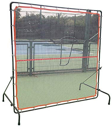 2 x 1,8 m Tennis-Rebounder, tragbares Tennis-Rückprallnetz, Rückprallwand, Tennis-Rebounder für Tennis & Schläger, Sportball-Rückwand, für Innen- und Außentraining