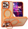 CasurvivePro Magnetic Case Camera Protection with Kickstand for iPhone 12 Pro Max, [Compatible with MagSafe] Matte Slim Shockproof Protective Phone Cover for iPhone 12 Pro Max Orange