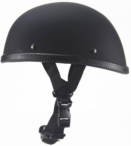 Casco Moto Retrò Casco Moto Mezzo Viso Casco A Scodella Motorino Casco Moto Aperto Certificato ECE DOT Caschi Cromwell Mezzo Casco Moto Uomo Donna Caschi Scooter 1,S=55-56CM