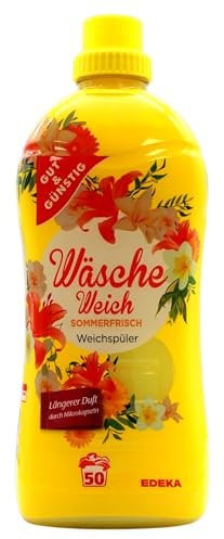 Gut & Günstig Wäsche Weich Sommerfrisch Weichspüler, 6er Pack (6 x 1.5 l)