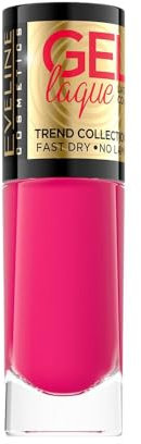 Eveline Cosmetics Schnell Trocknender Gel-Lack Nagellack - Langanhaltender Glanz, Kein UV/LED-Licht Benötigt