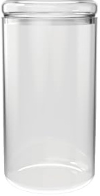 Nuts Vorratsglas Vorratsgläser, Vorratsdose, recyceltes Borosilikatglas, Aufbewahrungsglas, recyceltes Borosilikatglas (transparent, 850ml)