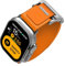 Aulumu A11 Magnetica Fibbia Banda Sottile per Apple Watch Ultra2/Ultra 49mm, Series 9/8/SE2/7/6/SE/5/4/3/2/1 45mm/44mm/42mm | Velluto Nylon Treccia | Chiusura Magnetica in Acciaio Inossidabile
