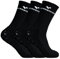 HEYFOOTBALL - Premium Fußballsocken - 3 Paar - Schwarz - Größe 39-46 - Rutschfeste Fußball Socken, Atmungsaktive Grip Sportsocken, Anti-Rutsch Fussball Socken