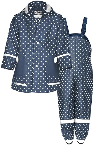 Playshoes Unisex Kinder Regen-set Regenlatzhose Regenanzug (2er Pack)
