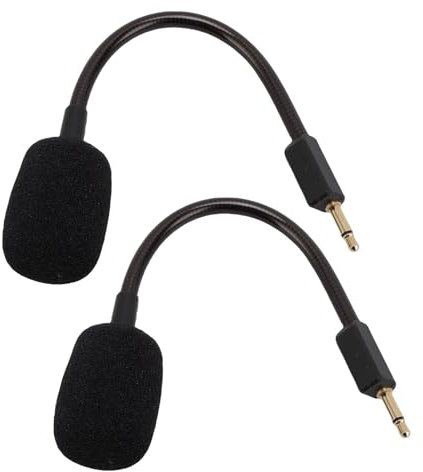 Annadue 3.5mm Detachable Game Microphone Boom for BlackShark V2, Noise Cancelling Microphone Replacement (Black)