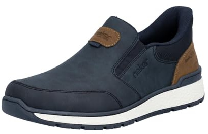 Rieker Herren B9057 Slipper Blau 47