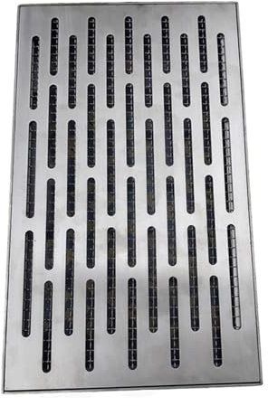 CMYCYDDPLY Grille de Drainage Extérieure, Couvercle D'égout, avec Cadre et Filtre, for Usage Domestique et Commercial(50x50x3cm)