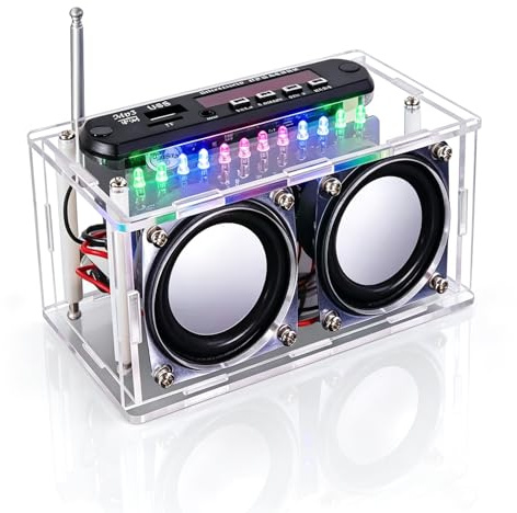 DIDODI Soldering Practice Kit FM Radio and Speaker DIY Kit Electronic DIY Kits Audio Soldering Project Kit Soldering Project Kit