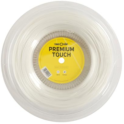 Tennis-Point Premium Touch Saitenrolle 220m Saitenstärke 1,30 weiß