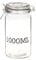 Easygift Large Glass Air Tight Sealed Storage Jar With Metal Clamp (1000 ml (1L))