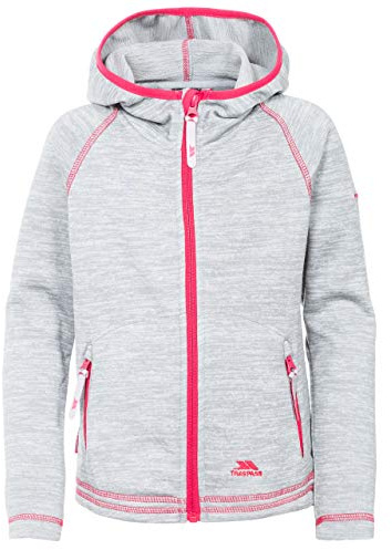 Trespass Girls Fleece Jacket with Hood Full Zip Goodness