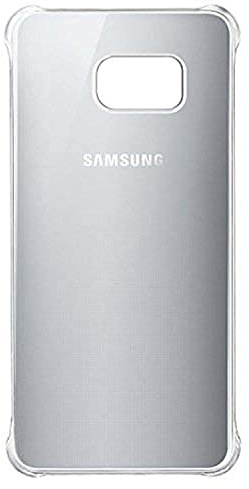 Samsung Custodia Glossy Cover Galaxy S6 Edge Plus, Colore: Argento