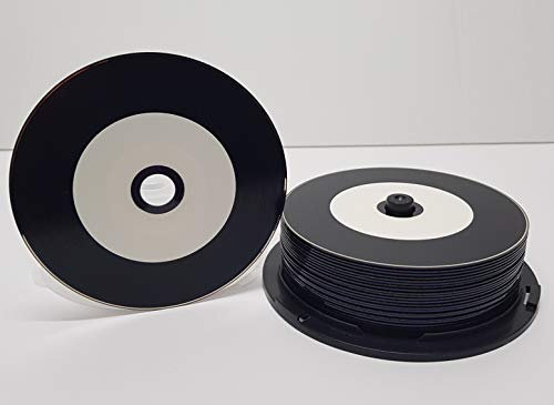 Graphic Express - 25 CD in vinile stampabile, Printable Ink Jet CDR80, nero Dye Vergine R 80