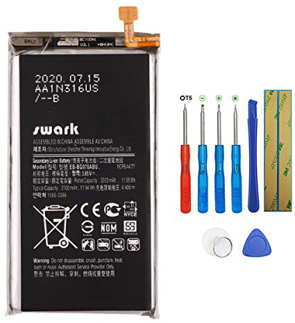 Swark EB-BG970ABU Batterie compatible avec Samsung Galaxy S10e S10E S10 E SM-G9700 avec outils