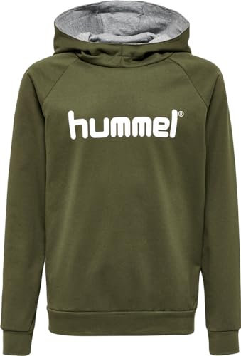 hummel hmlGO Cotton Hoody Kids F9158 gruenweiss, 8 (128) Kinder