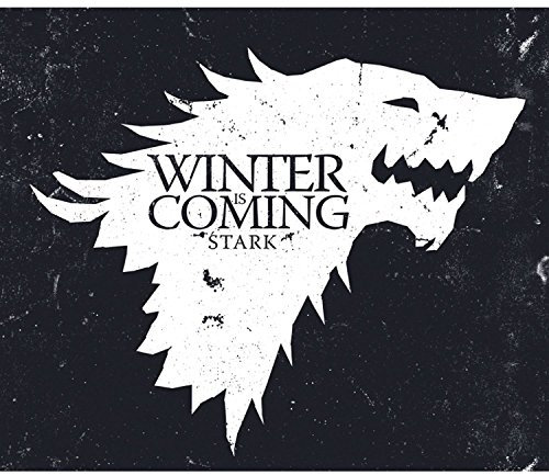 Poster Maison Stark Devise Winter is Coming Game of Thrones Serie