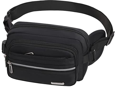 Sac Banane Femme Homme Imperméable Sacoche Banane Ceinture réglable Grande Capacité pour Sports Jogging Voyage Randonnée d'entraînement en Plein air