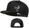 Horror Schädel Rose Hut Snapback Hüte für Männer Flat Bill Brim Snap Rucksack Trucker Hüte Verstellbare Herren Baseball Caps, Sport Bike, 1