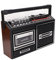 Annadue Portable Cassette Player, Stereo AM/FM Radio, Noiseless, Silver