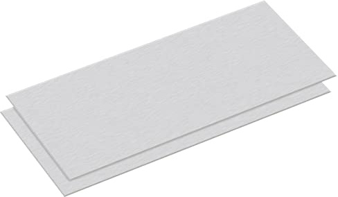 sourcing map 6061 Aluminum Sheet, 300mm x 150mm Rectangle Aluminum Plate 2mm Thick Flat Metal Stock with Protective Film, 2Pcs