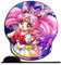 Mauspad Gelkissen mit Handauflage Anime Mädchen Sailor Moon Sty93 Ergonomisches Handgelenkauflage Gelkissen Mausunterlage für Computer und Laptop Reduziert die Handgelenkbelastung