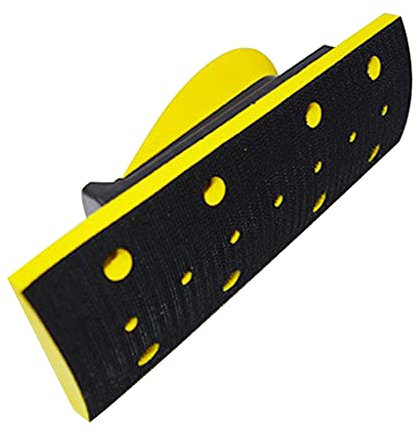 Practical Vacuum Hand Sanding Block Hook & Loop Disc for Wood Polishing Household Cleaning Car Maintenance Fine Grinding