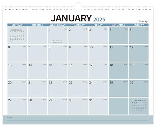 Kamaking Calendar 2026 UK - 2026 Calendar from Jan. to Dec. 2026, 12 months calendar Month to View with Julian Dates, Perfect for Planning and Organizing Your Home and Office