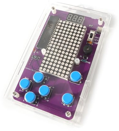 ScienSta Soldering Practice Kit，DIY Electronics Projects for Starter，DIY Practical Electronic Project Learning Circuit Solder Board， STEM Practice Science Project