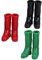 HOOTNEE 3 Paar Simulations Regenstiefel Modell Requisite Simulationsschuhe Spielzeug Miniatur Stiefel Ornament Kunststoff Schuhe Spielzeug Mini Szenen Requisiten Dekoratives