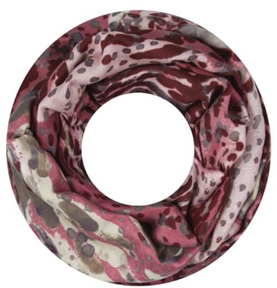 Majea Damen Loop Schal Schlauchschal Halstuch (880021) (beere 2)