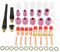 Set di Saldatura TIG, 49 Pezzi Kit di Accessori per Torcia di Saldatura TIG Ugelli in Allumina per Lenti a Gas Tazze Pinze Kit di Accessori Kit di Accessori per Pinze per Lenti a