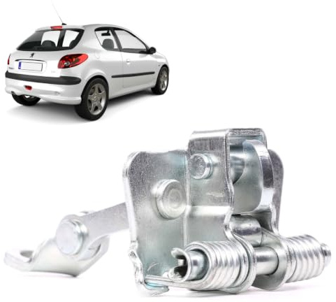 Arrêt de Porte Charnière de Porte ARRIÈRE GAUCHE ou DROIT compatible pour Peugeot 206 tous modèles de 1998 à 2013 OEM 9181.C8, 9181C8